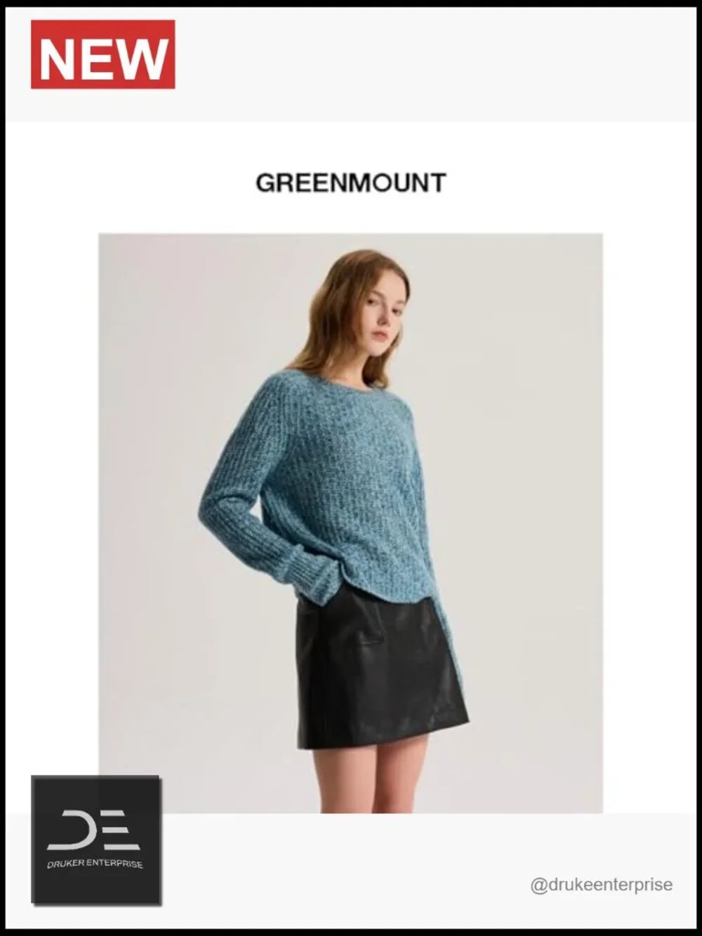 Marled Cashmere Loose Ribbed Hollow Out Pullover Sweater